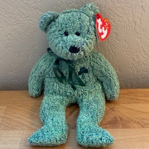 Ty Shamrock Beanie Baby Bear